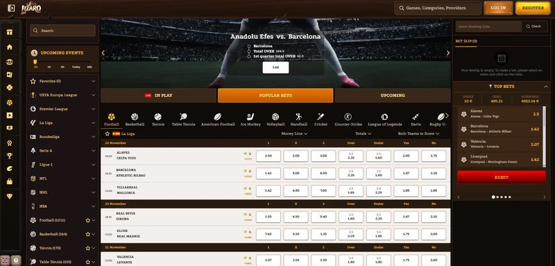 Netherlands - lizaro online casino